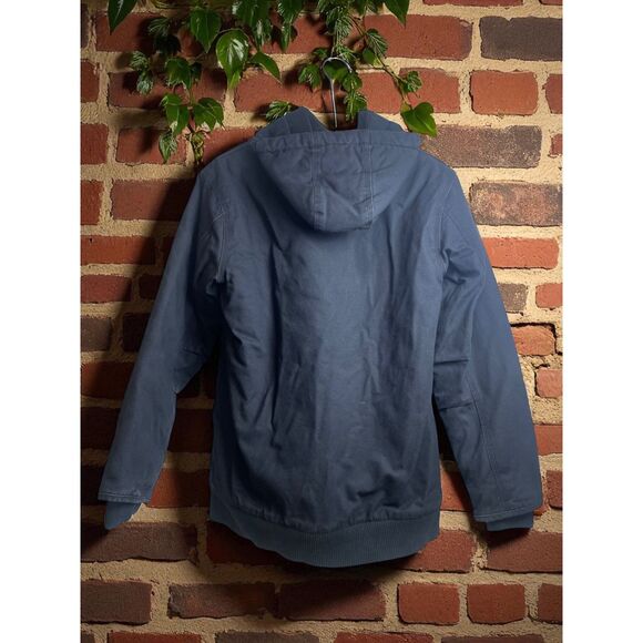 Carhartt Insulated Black Hooded Work Jacket – Size Kids XL (18-20) - Picture 2 of 5